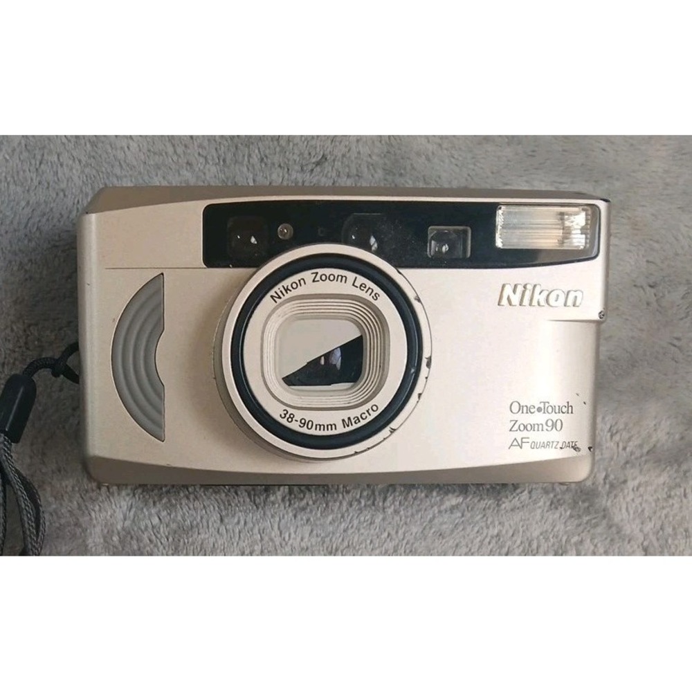 Nikon One Touch Zoom 90 AF Quartz Date Point Shoot Film Camera Parts Repair READ